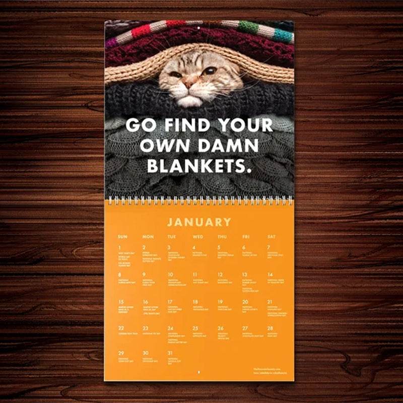 😾Kalender voor pissige katten 2024