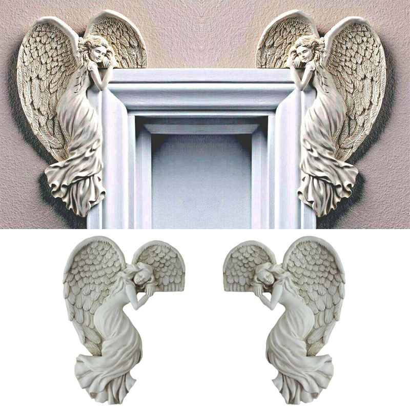 Set Deurkozijn Engelenvleugels Sculptuur
