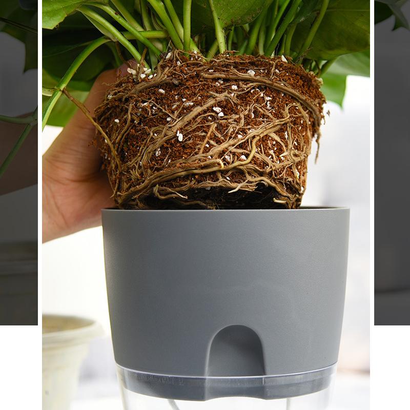 Zelfbewaterende hydrocultuur bloempot