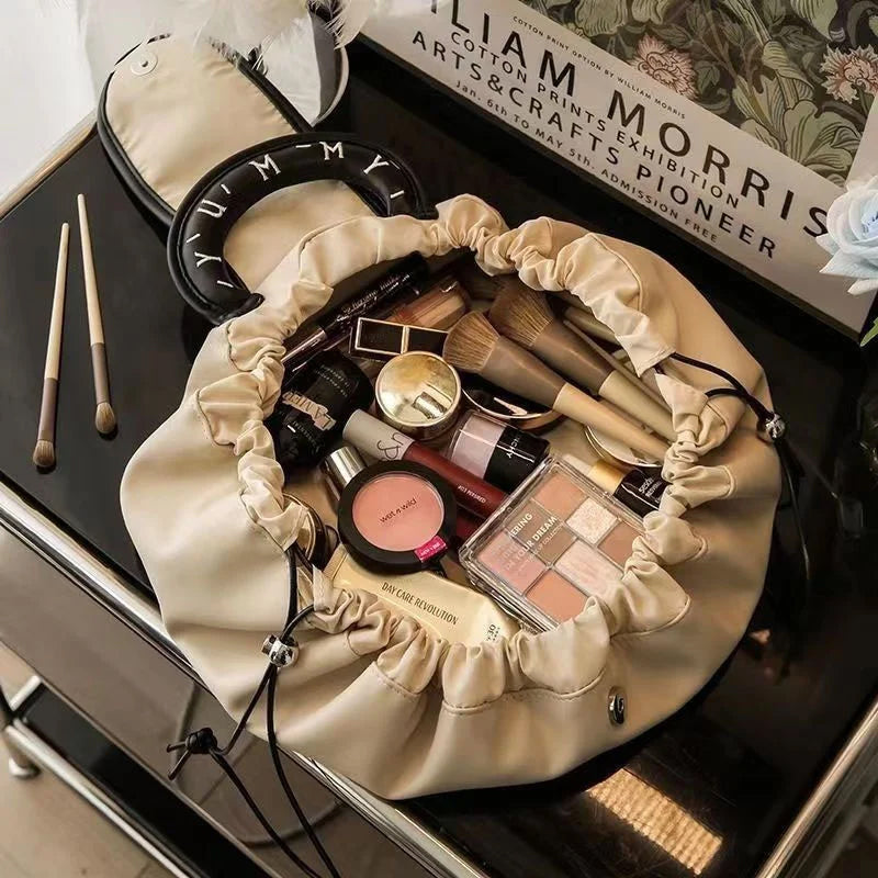 Trekkoord luie make-up handtas