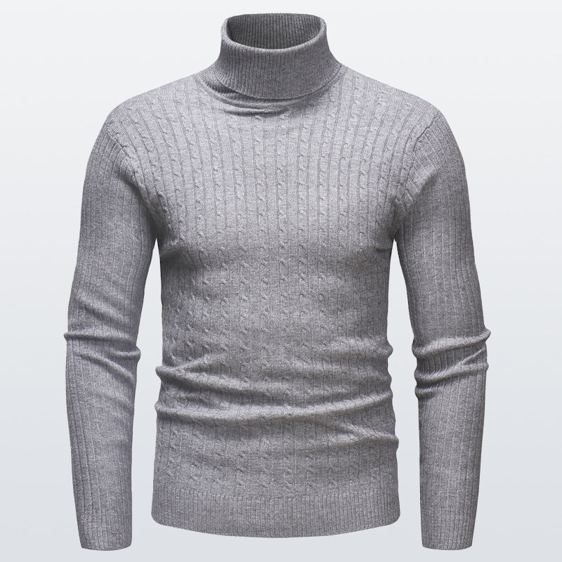 Men's Knitted Turtleneck Sweater