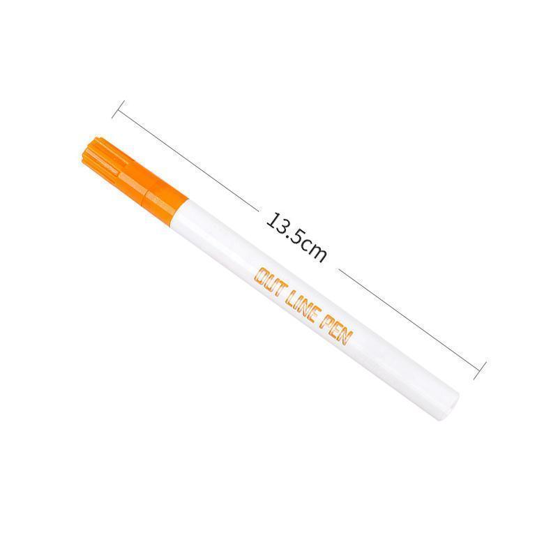 Contour markeerstift, 8 kleuren