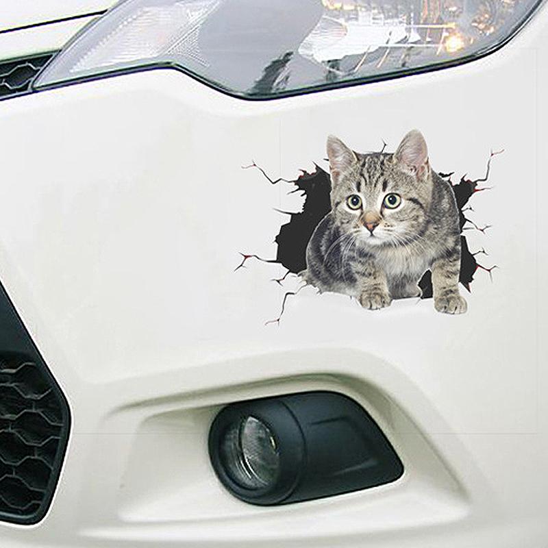 3D-simulatie Leuke creatieve autostickers