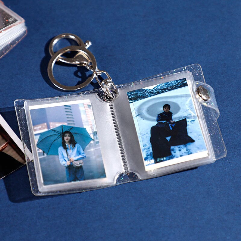 Kleine sleutelhanger met foto album