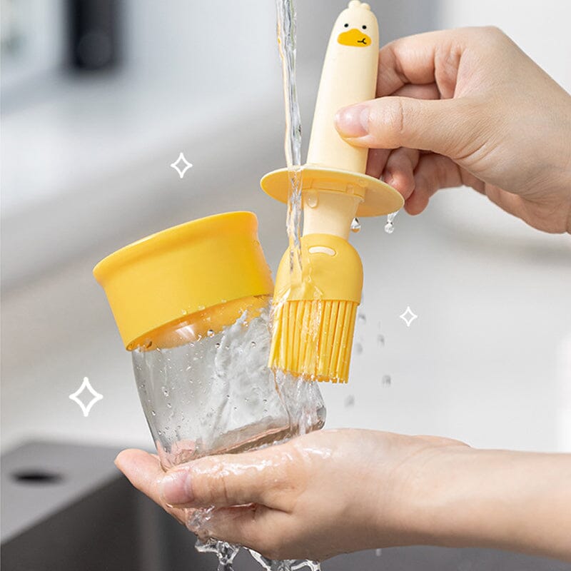 Oliedispenser met borstel voor BBQ