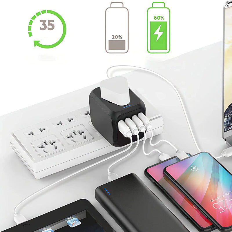 Universele Smart Travel Adapter spannings omvormer