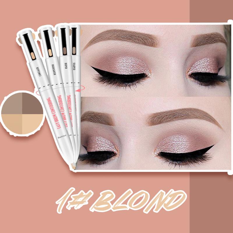 4-in-1 wenkbrauwcontour- en markeerstift