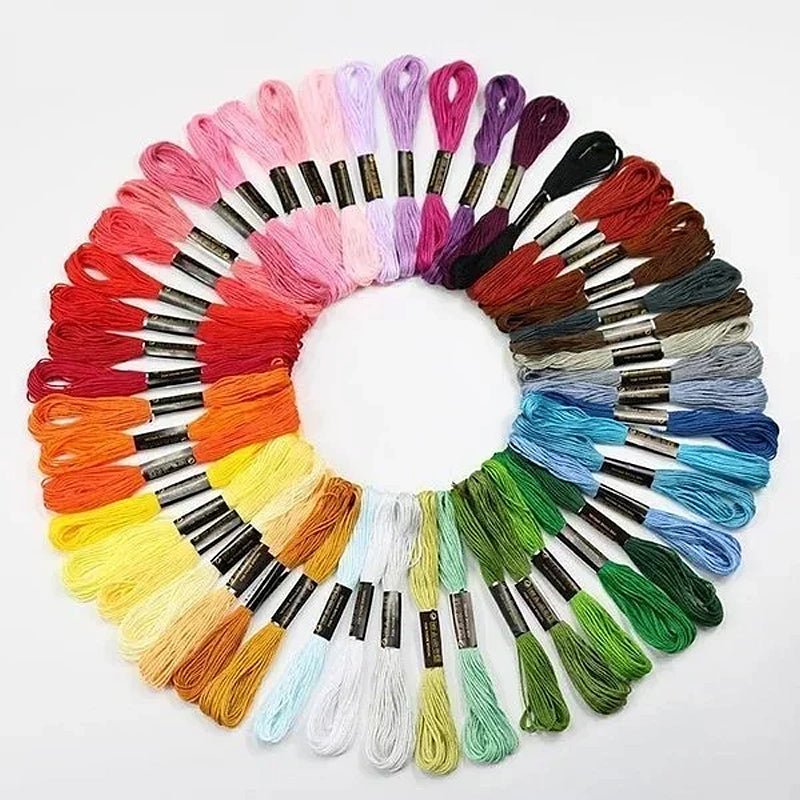 Geborduurde papierset