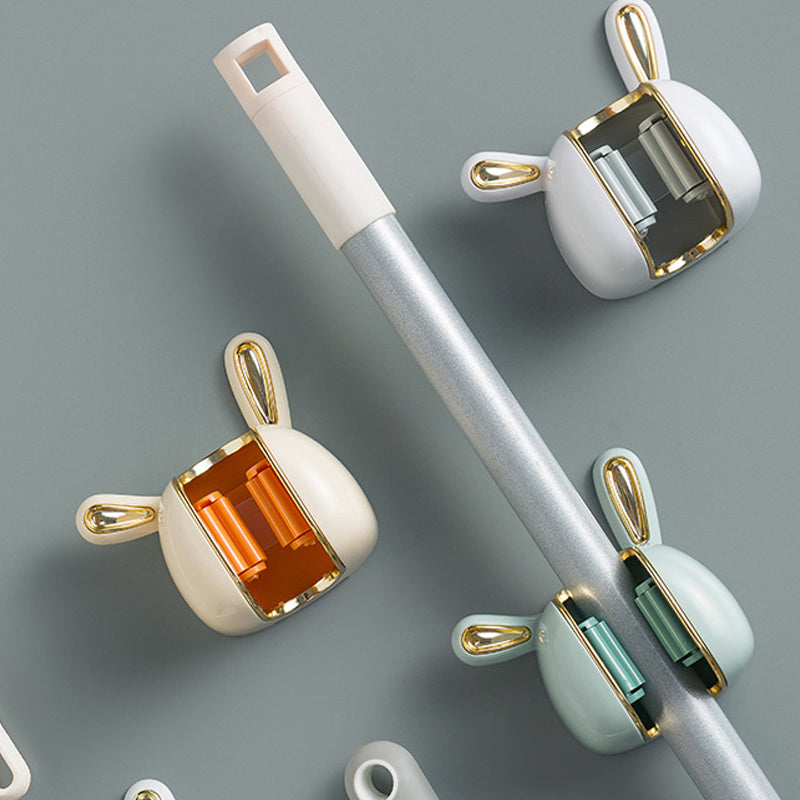 Schattige konijnenmophouder