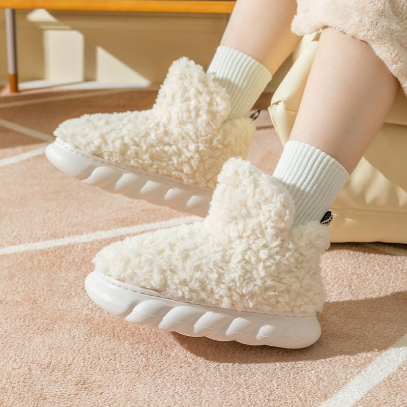 Heerlijke fleece slofjes