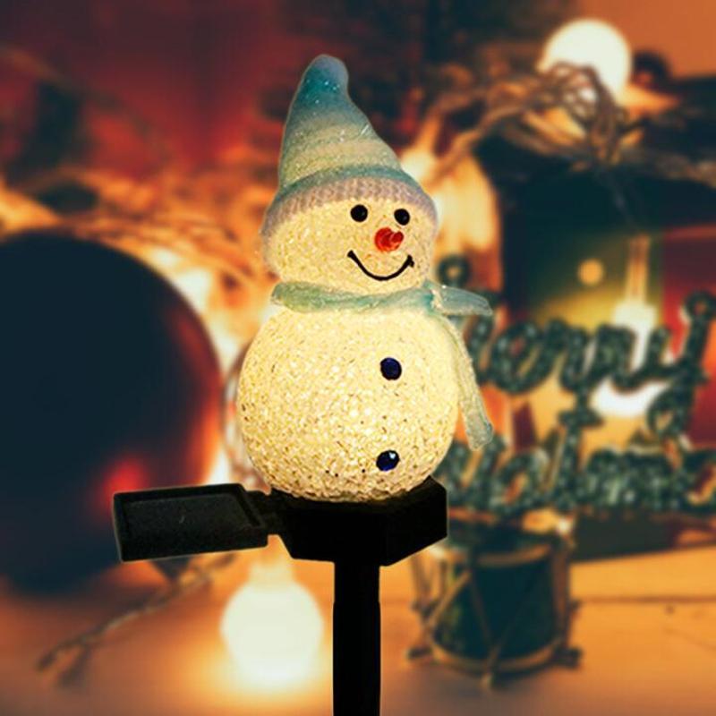 Superleuke waterdichte zonne-sneeuw pop lamp