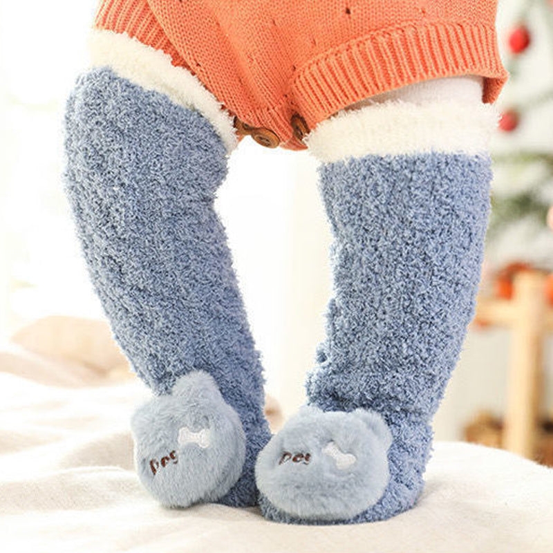 Baby Winter Fluffy Fuzzy Slipper Sokken