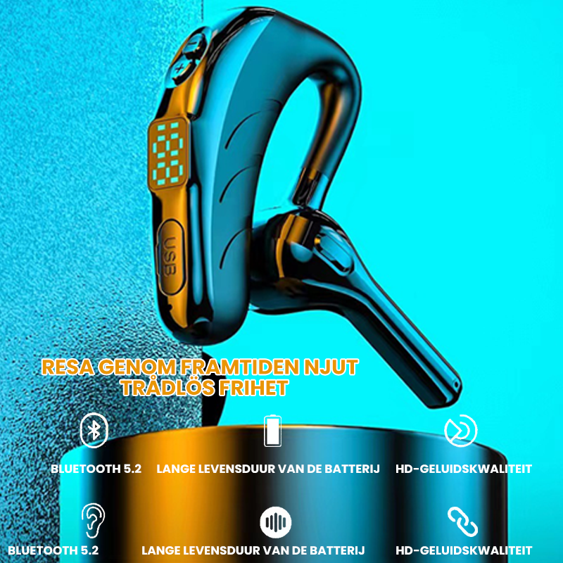 De nieuwe X13 power display draadloze Bluetooth-headset