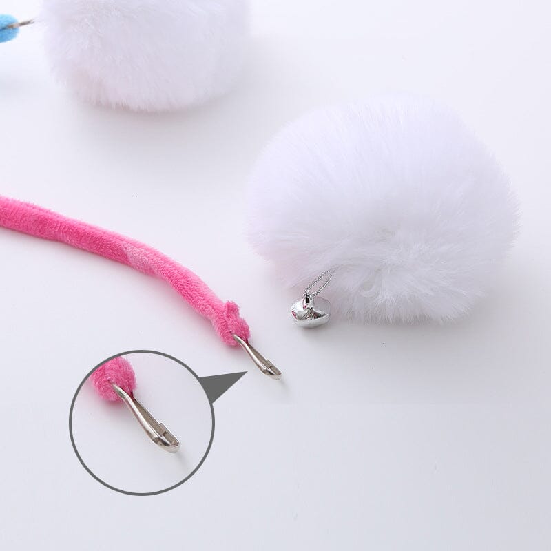 Hangend lente pluche kattenspeeltje