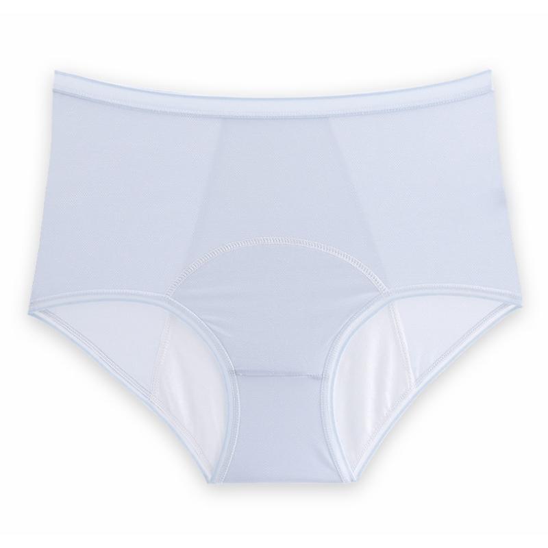 Ademend lekvrij slipje met hoge taille