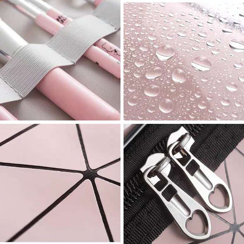 Dubbellaagse make-up tas