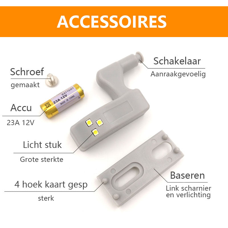 Slimme sensorkast LED-licht