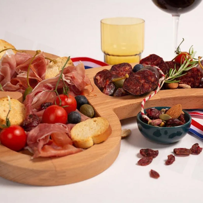 Grappig aperitiefbord