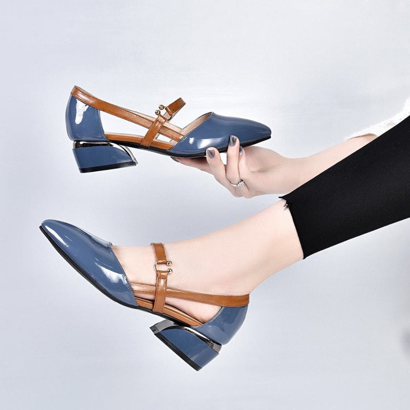 Dames sandalen van zacht leer