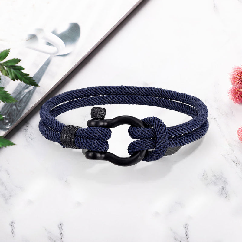 Producten Nautische gevlochten touw-armband