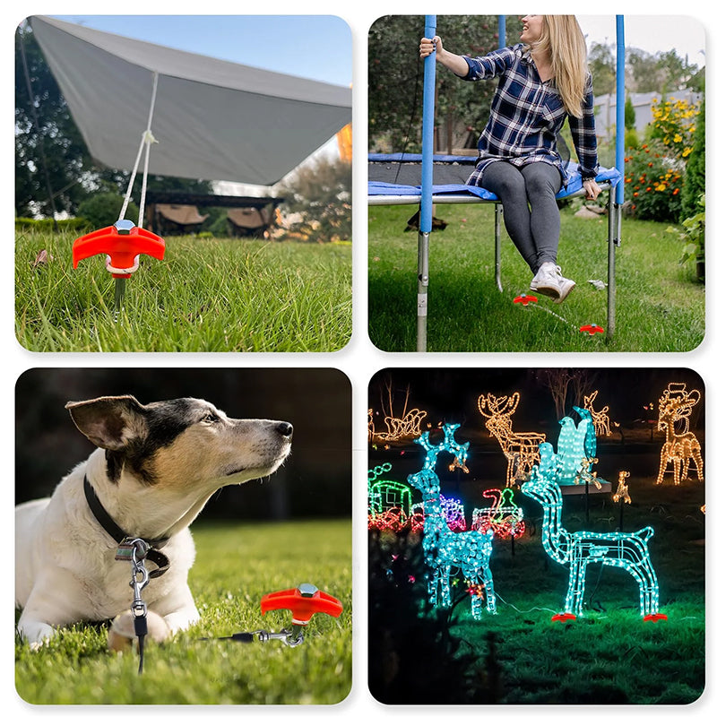 Lichtgevende zeshoekige spiraalvormige fluorescerende nagel van koolstofstaal