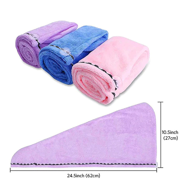 Dikke absorberende microfiber kap voor droog haar