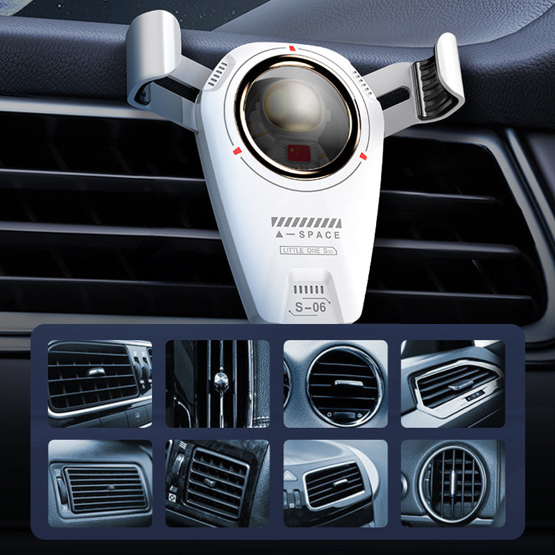 Astronaut zwaartekracht telefoon navigatie beugel