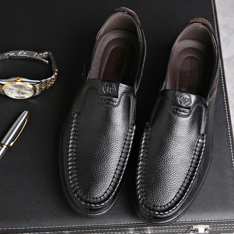 Loafers van echt leer met zachte binnenzool voor heren