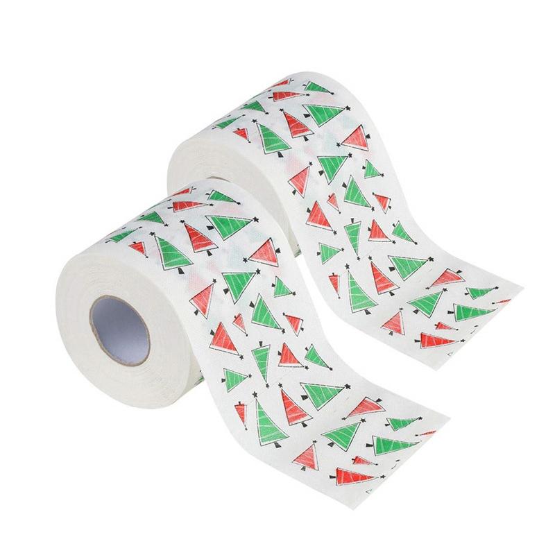 Rolpapier met kerstprint