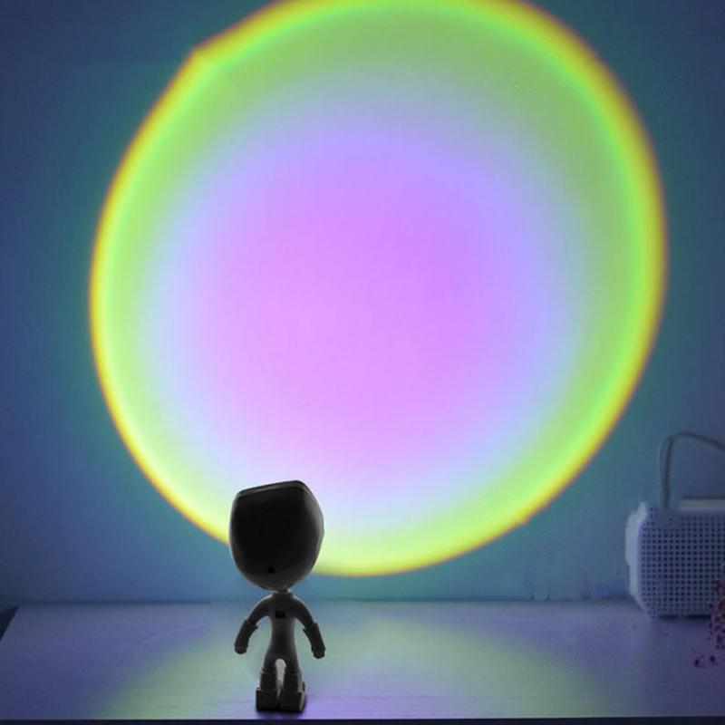 Projectielamp The Sun Never Sets