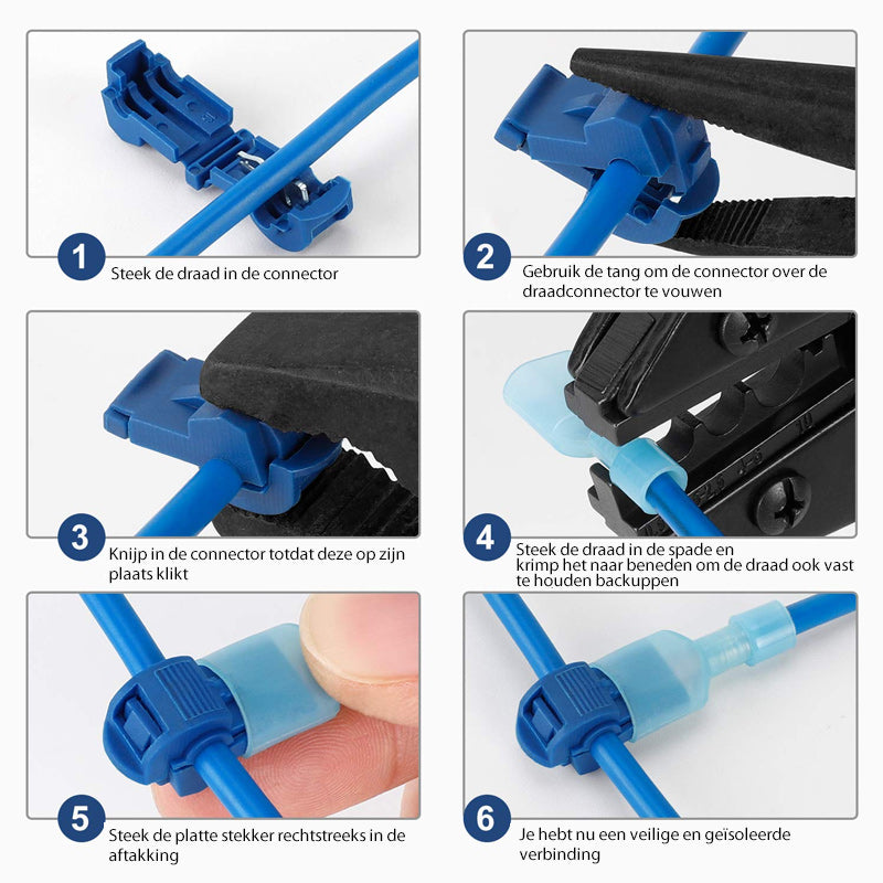 Kit voor T-Tap-draadconnectoren