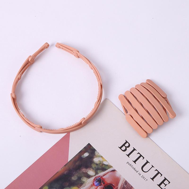 Draagbare telescopische haarbanden voor dameshaar