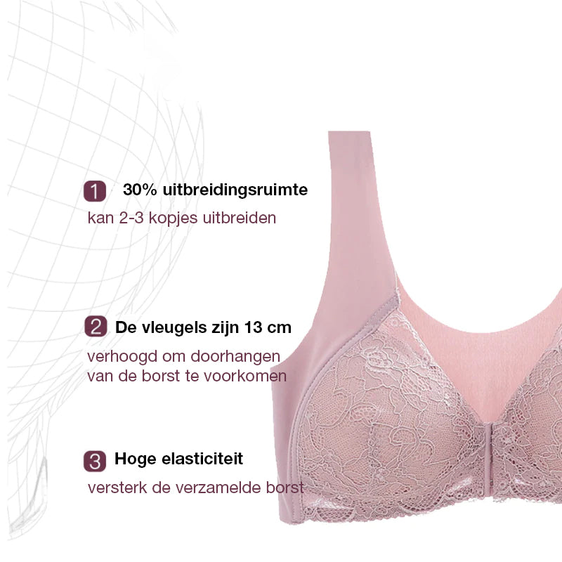 Producten Ademende BH met voorsluiting