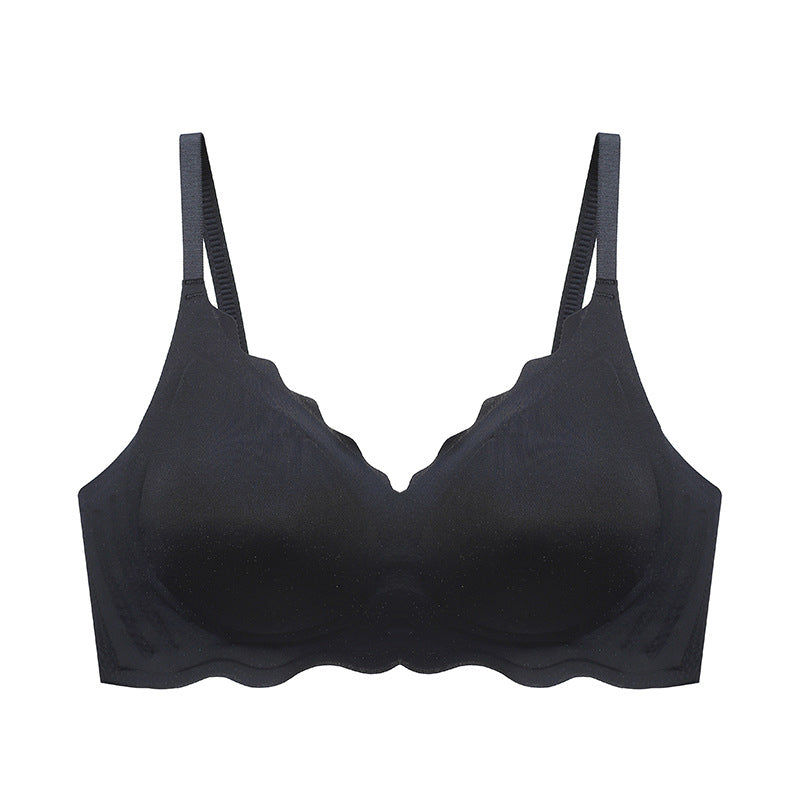 Ademende naadloze beugelloze bh
