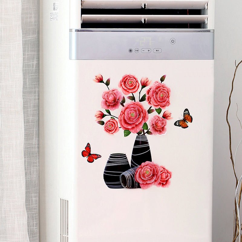 DIY plantenvaas 3D stereo stickers