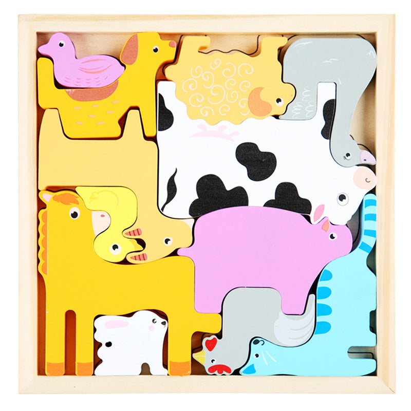 Houten peuter puzzels