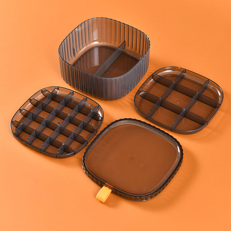 Opbergdoos voor sieraden met meerdere lagen