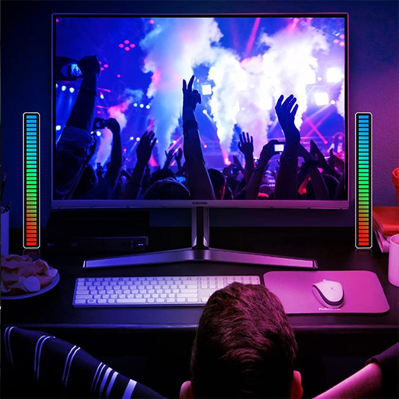 Draadloze, geluidgeactiveerde RGB-lichtbalk