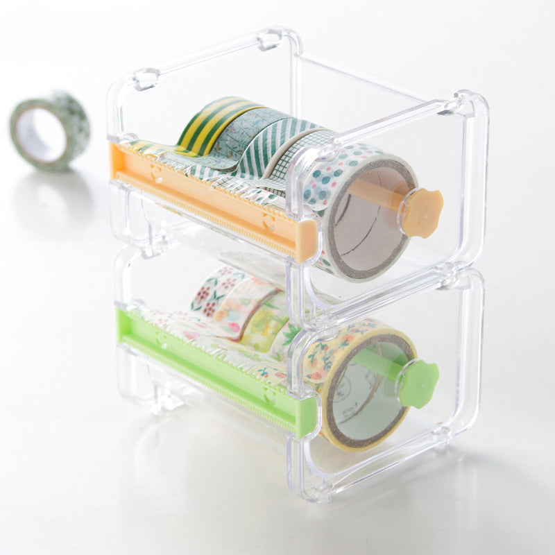Creatieve opbergdoos voor tape snijder