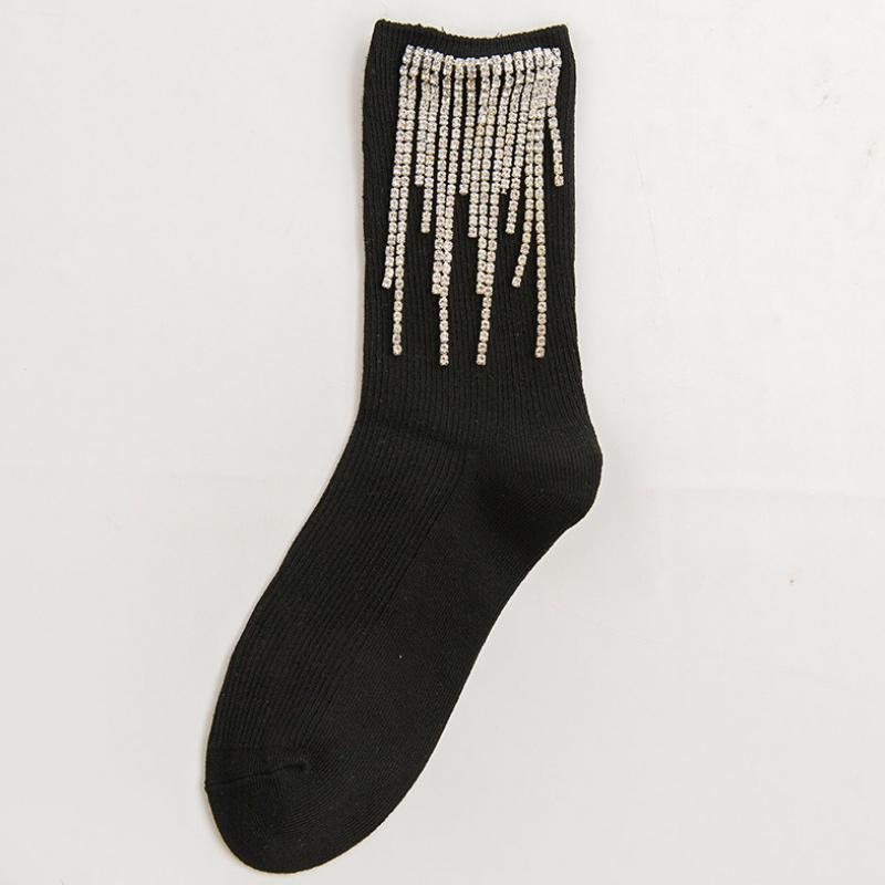 Damessokken met kwastjes