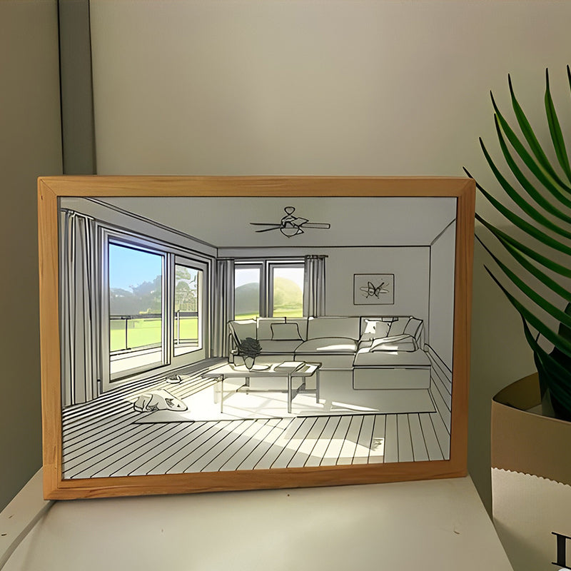 Verlichting Schilderij Decoratie