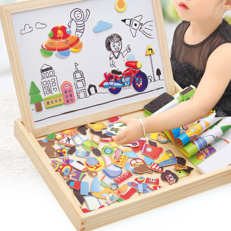 Magnetische Dieren Puzzel Tekentafel