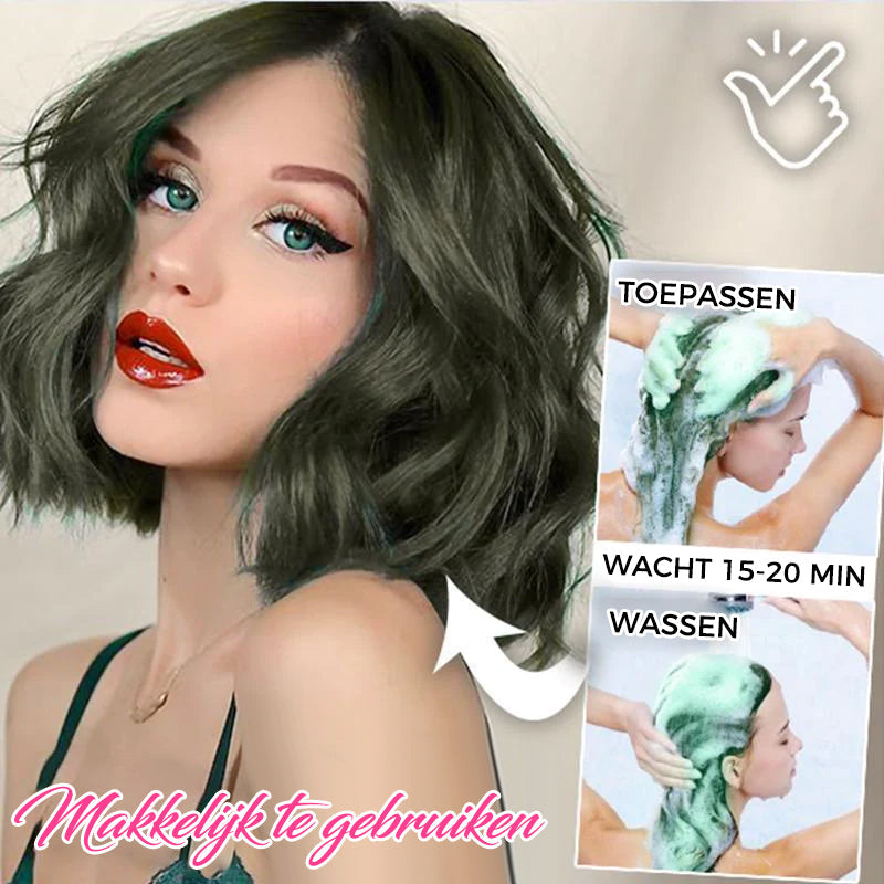 DIY Haarkleuring Kit (Haarverf + Fles Met Kam)