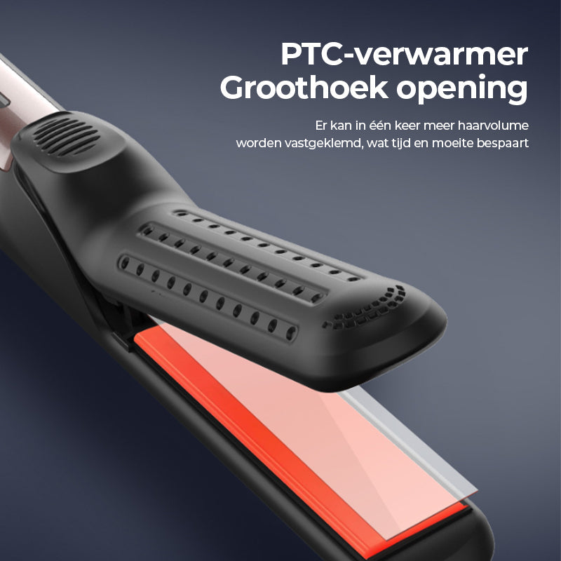 Elektrische krultang voor twee doeleinden met koude lucht