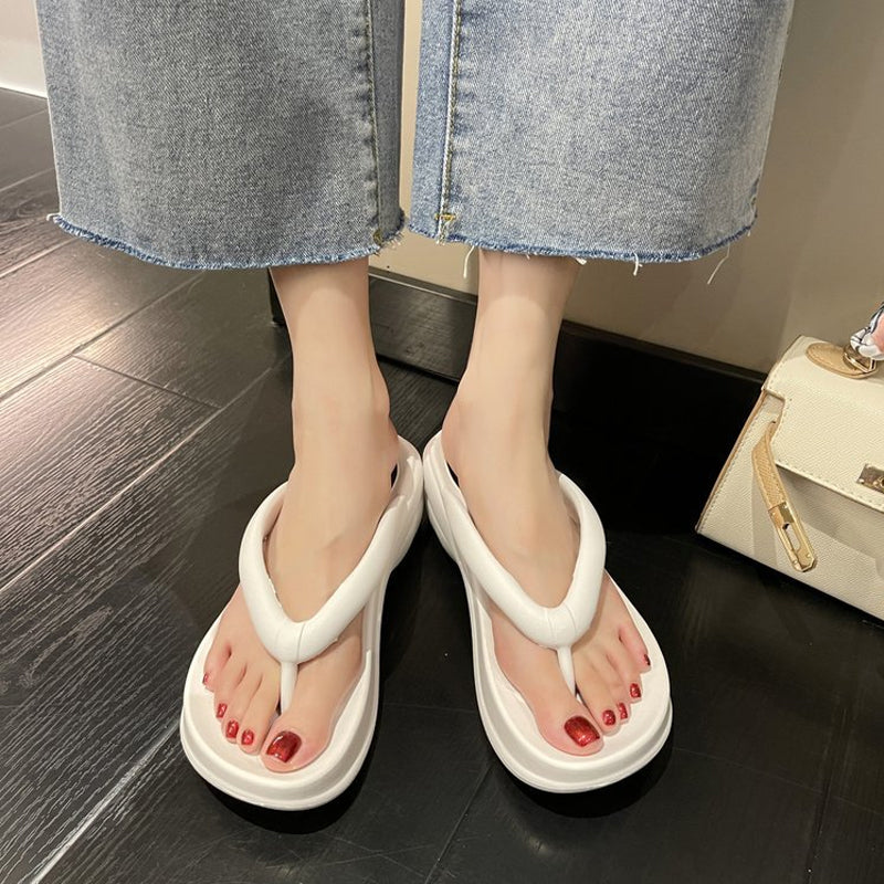 Teenslippers met dikke bodem