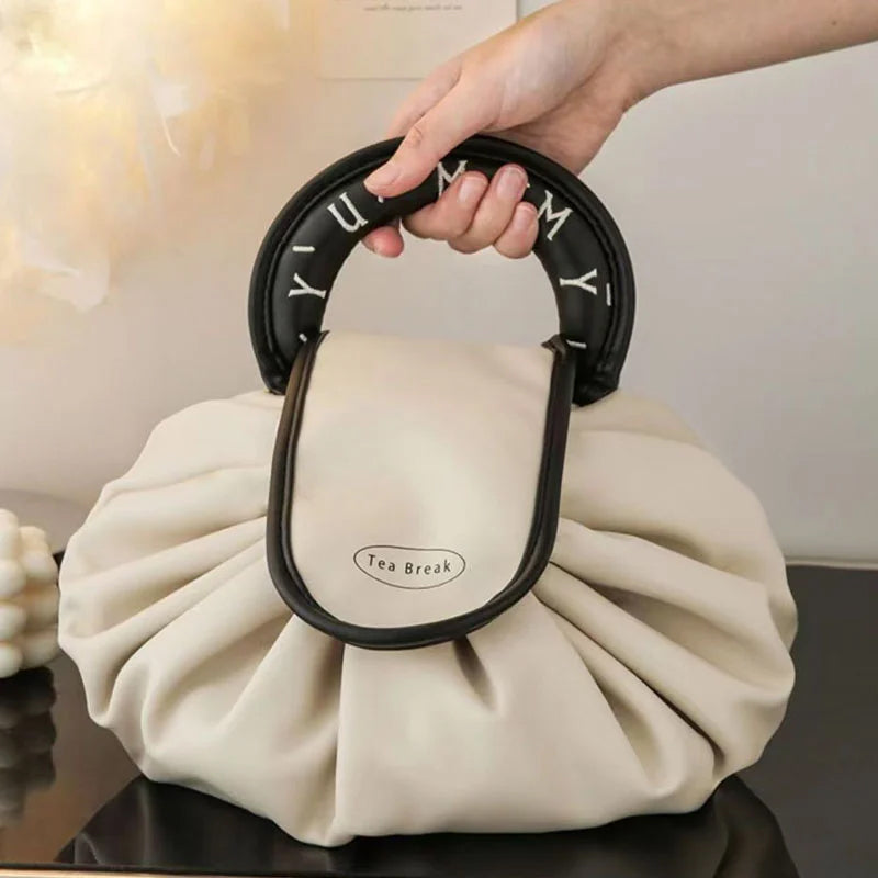 Trekkoord luie make-up handtas