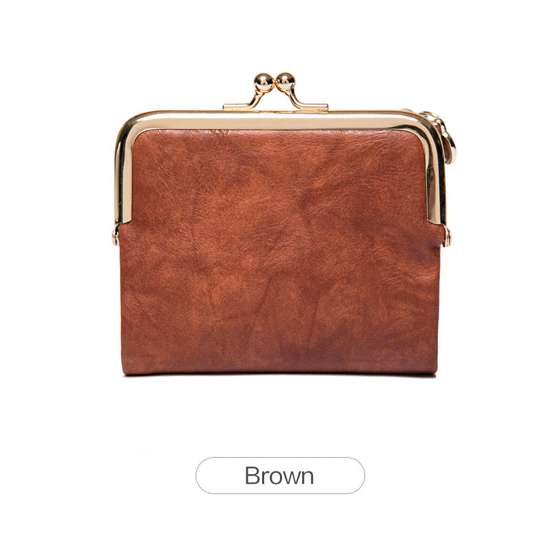 Mini Fashion dames vierkante korte portemonnee