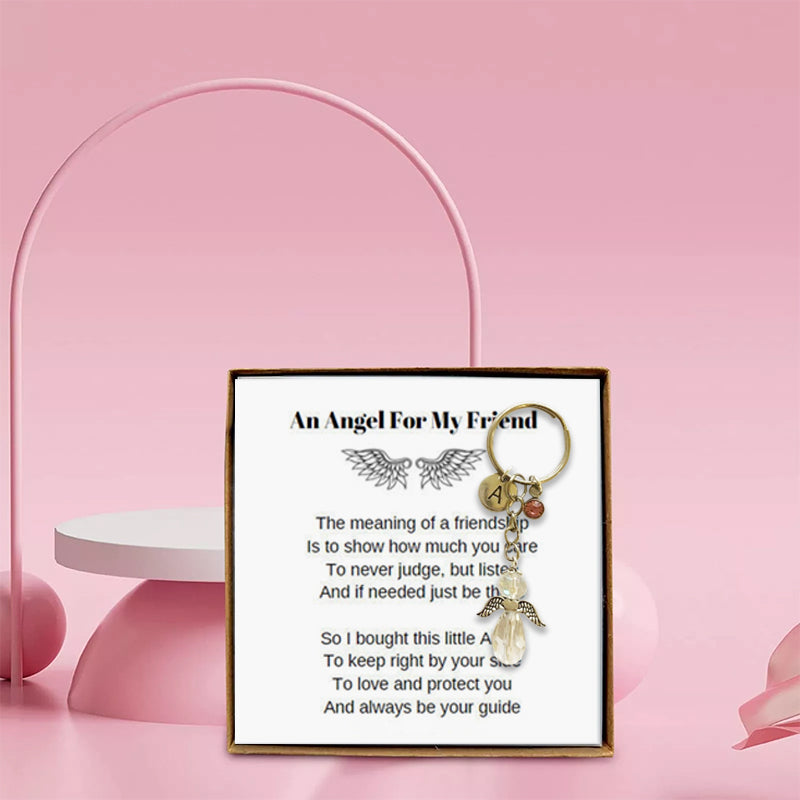 Beschermengel sleutelhanger - beste vriend cadeau