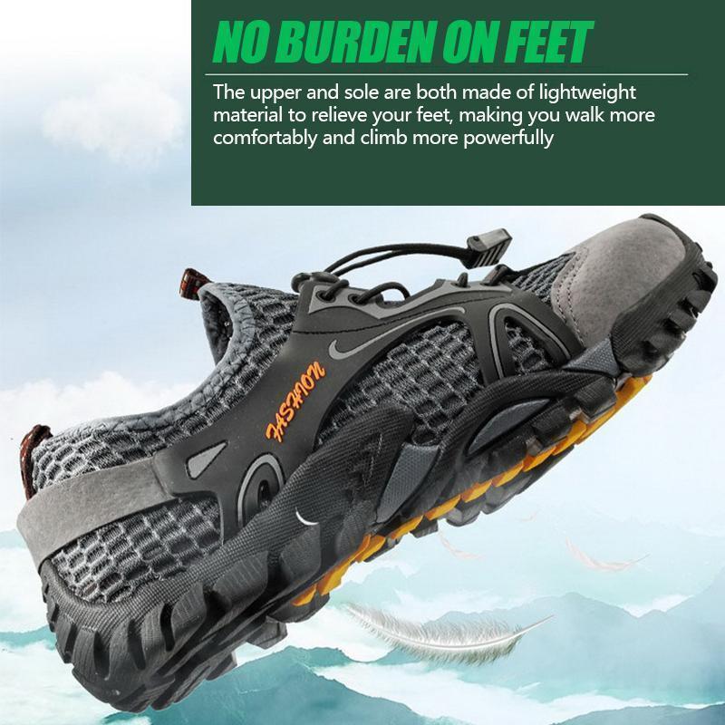 Outdoor wandelschoenen van ademend mesh