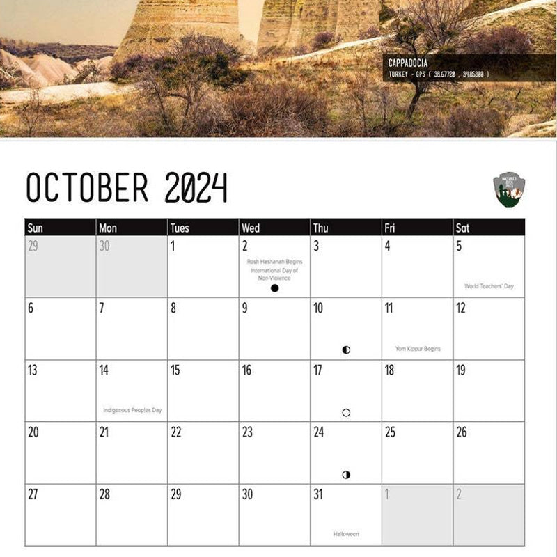 Grappige natuur 2024 kalender